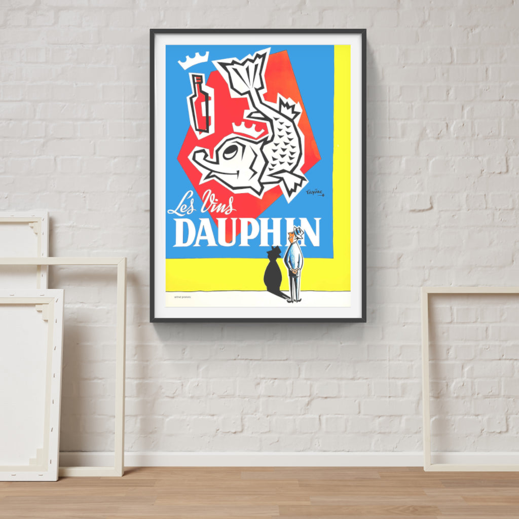 Vins d'Anjou retro poster