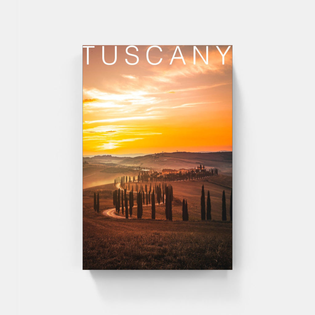 Tuscany Sunset poster
