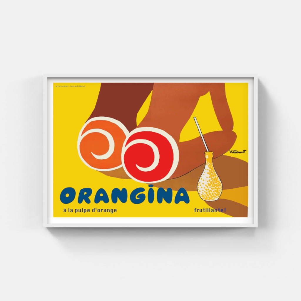 Orangina - Bernard Villemot poster