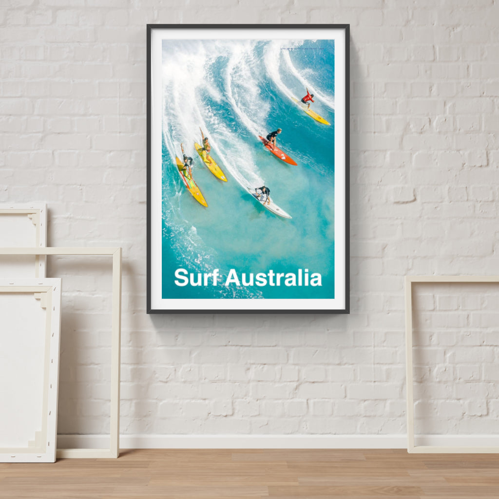 Aussie surfie culture poster