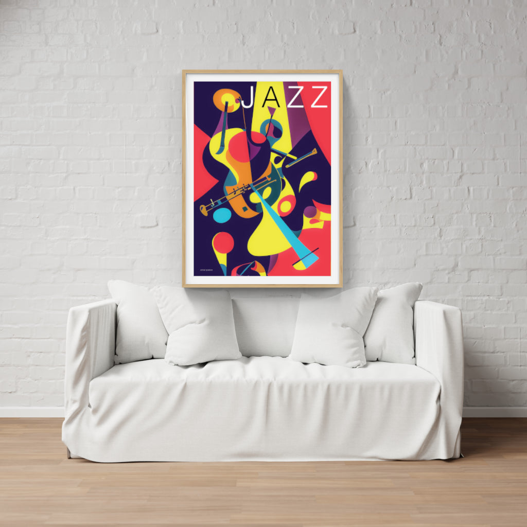 Jazz abstract poster