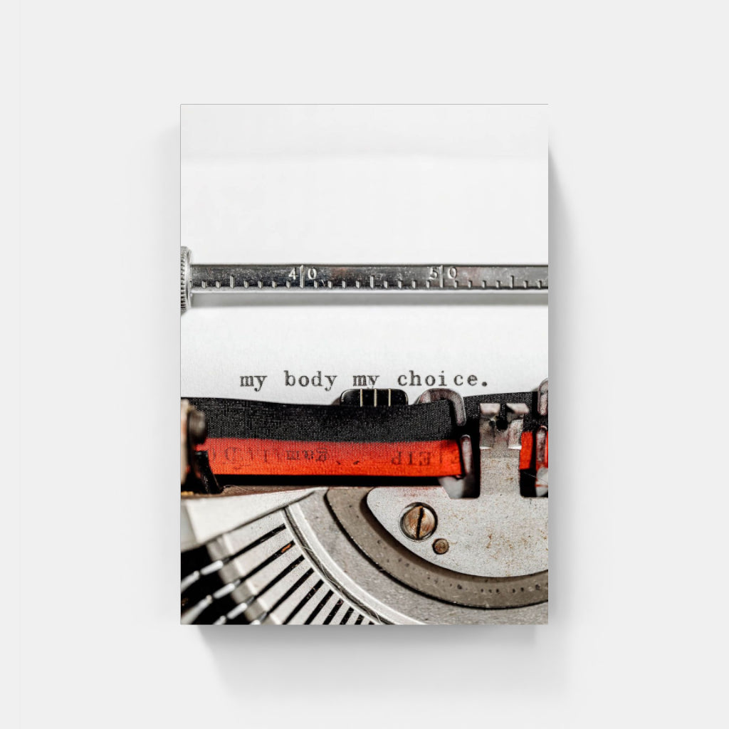 My Body My Choice poster