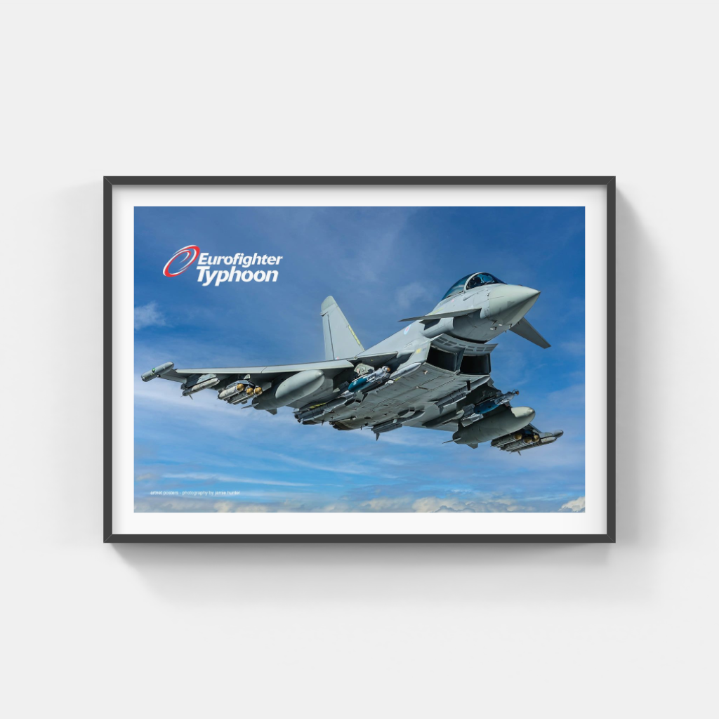 BAE Typhoon Eurofighter poster