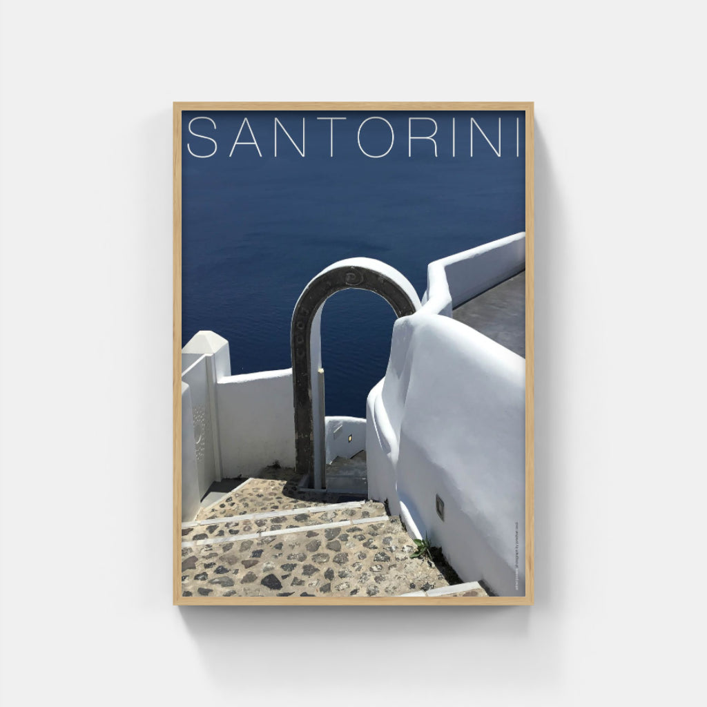 Santorini Archway - Greece poster