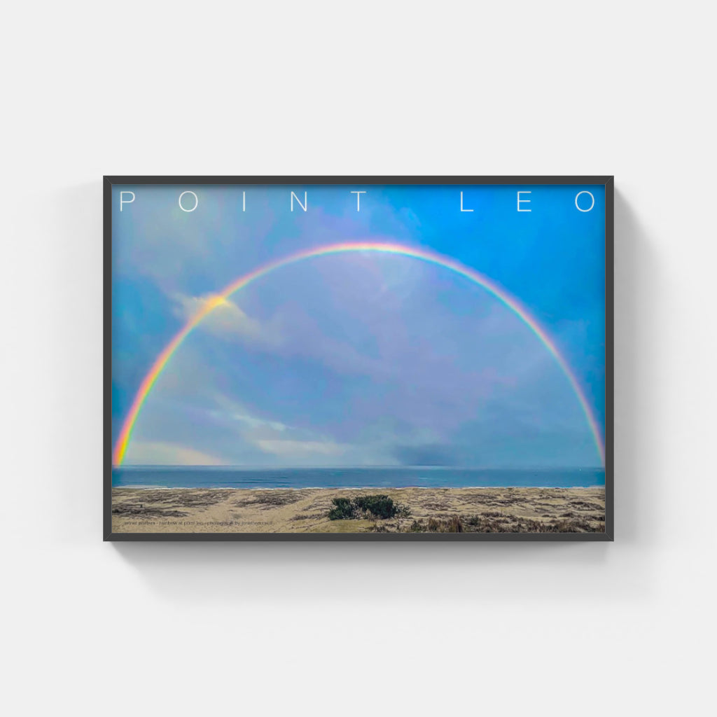 Point Leo Rainbow poster