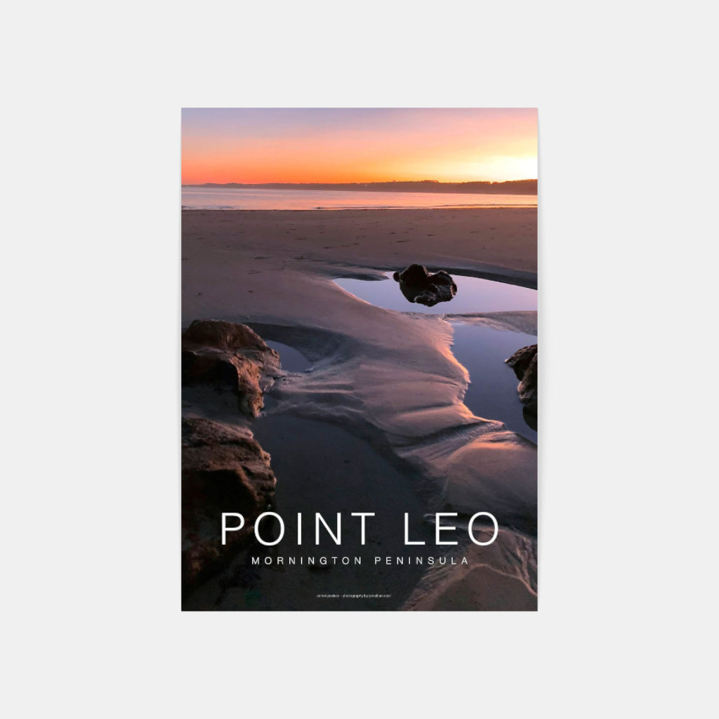 Point Leo Beach poster