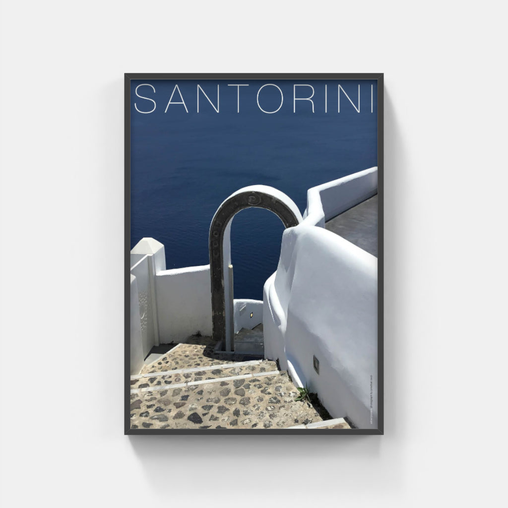 Santorini Archway - Greece poster
