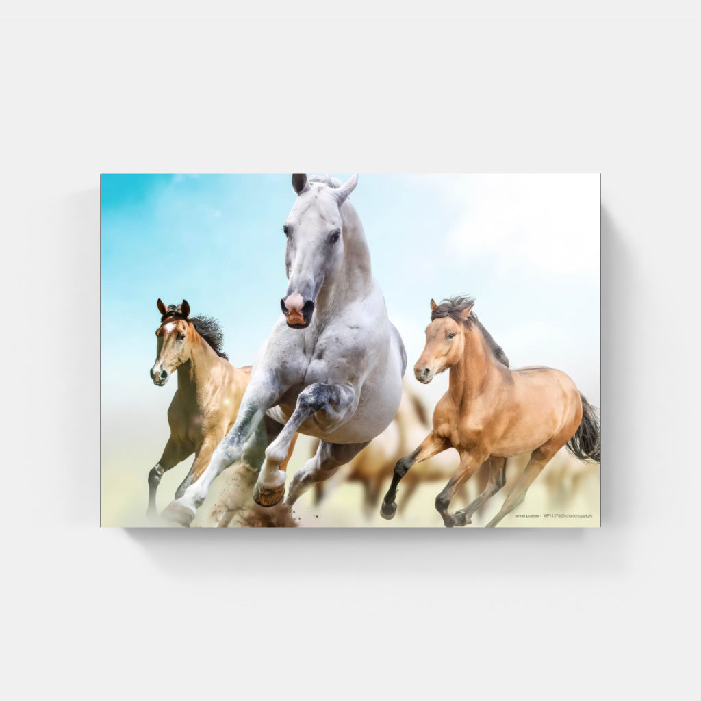Running Horses poster