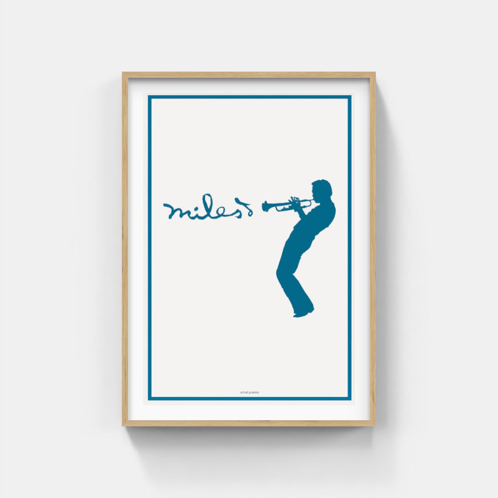 Miles Davis - Kind of Blue poster