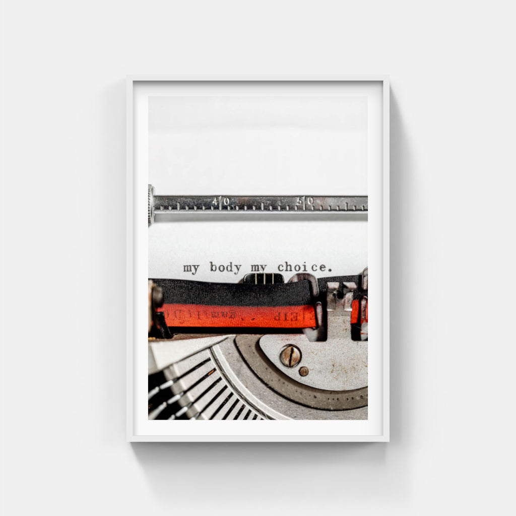 My Body My Choice poster