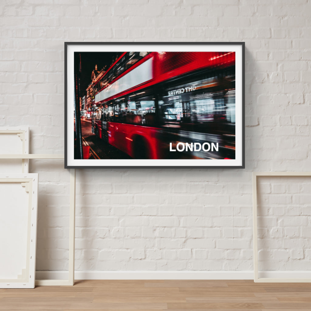 London Bus poster