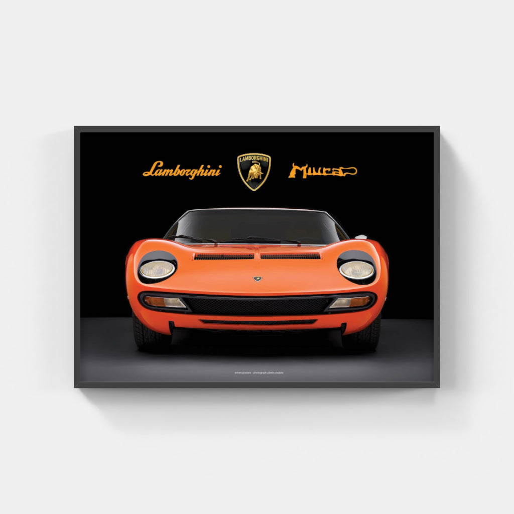 Lamborghini Miura poster