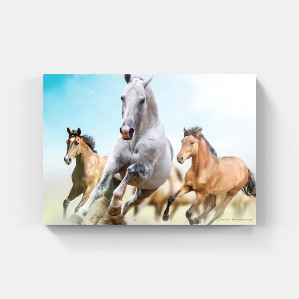 Running Horses poster