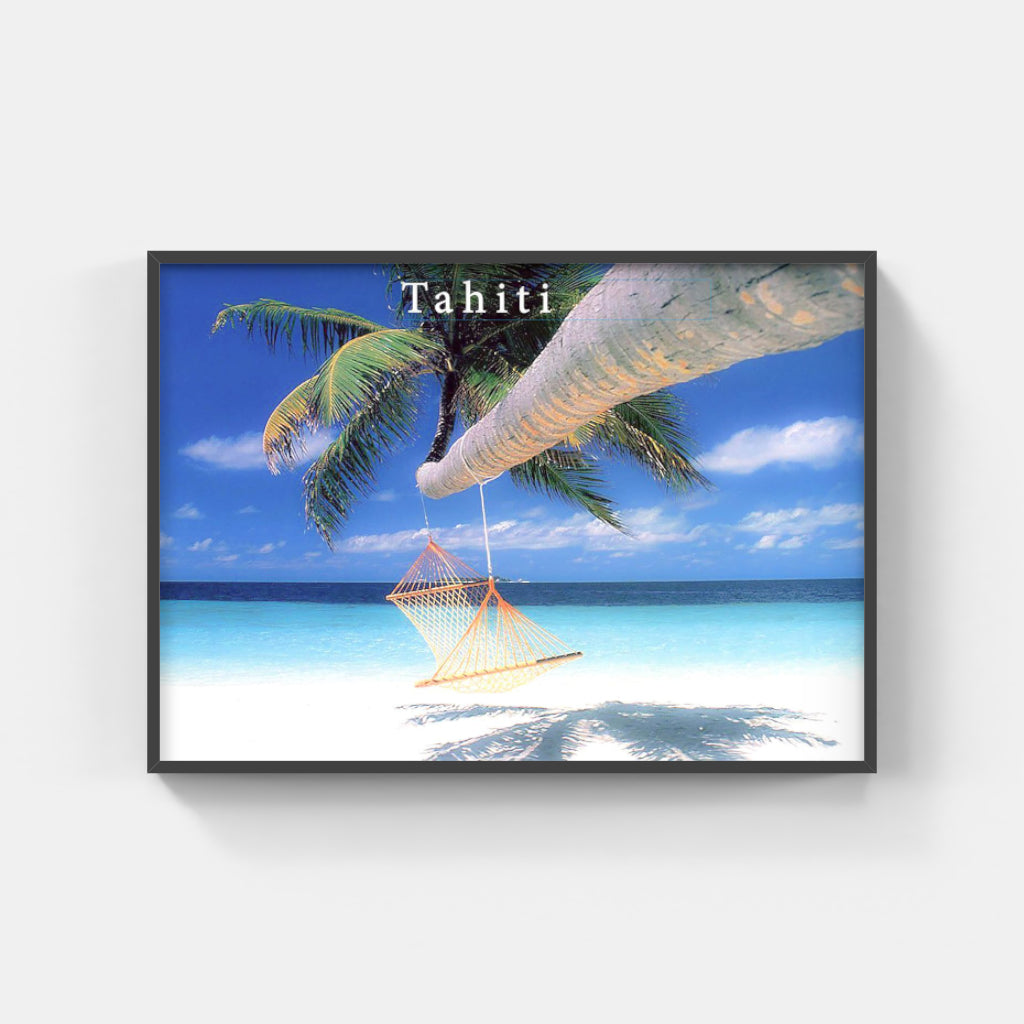 Tahitian Hammock poster