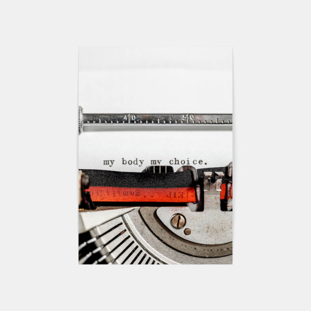 My Body My Choice poster