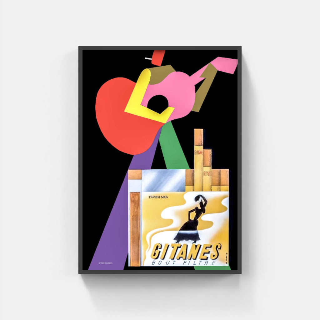 Gitanes Yellow poster