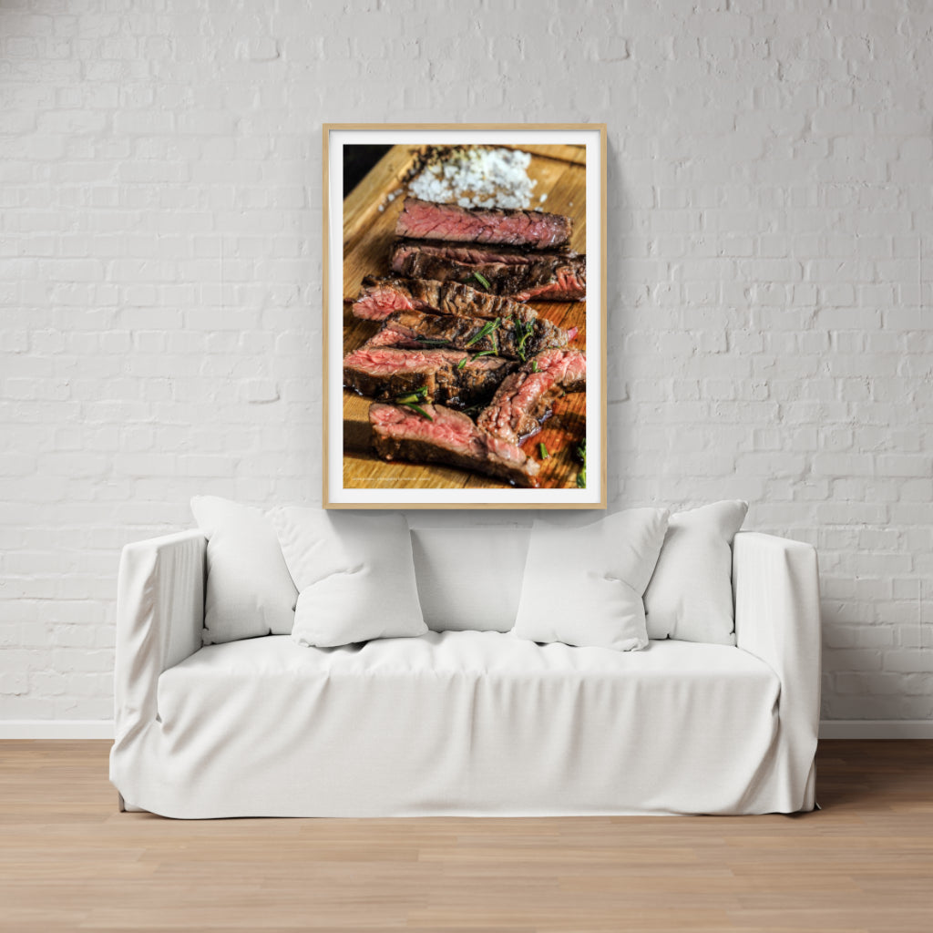 Reverse Seared Beef poster
