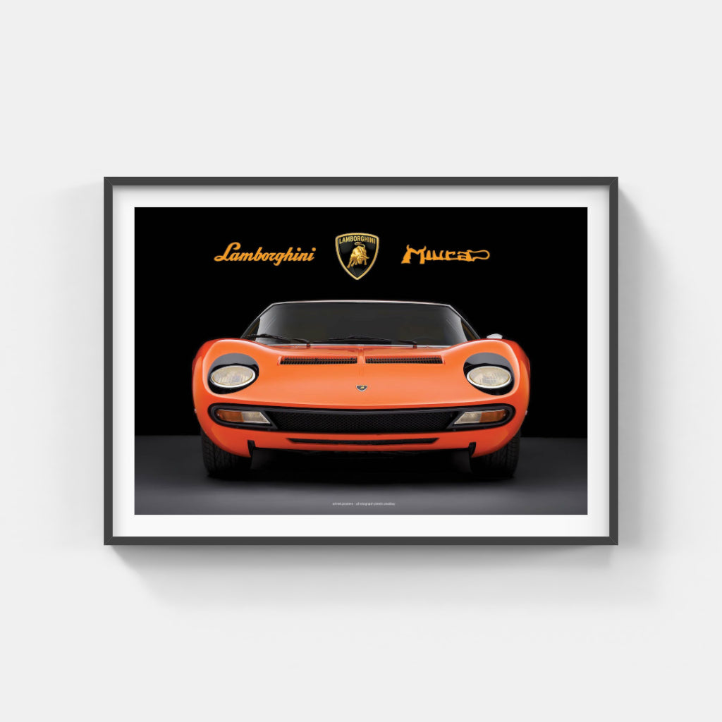 Lamborghini Miura poster