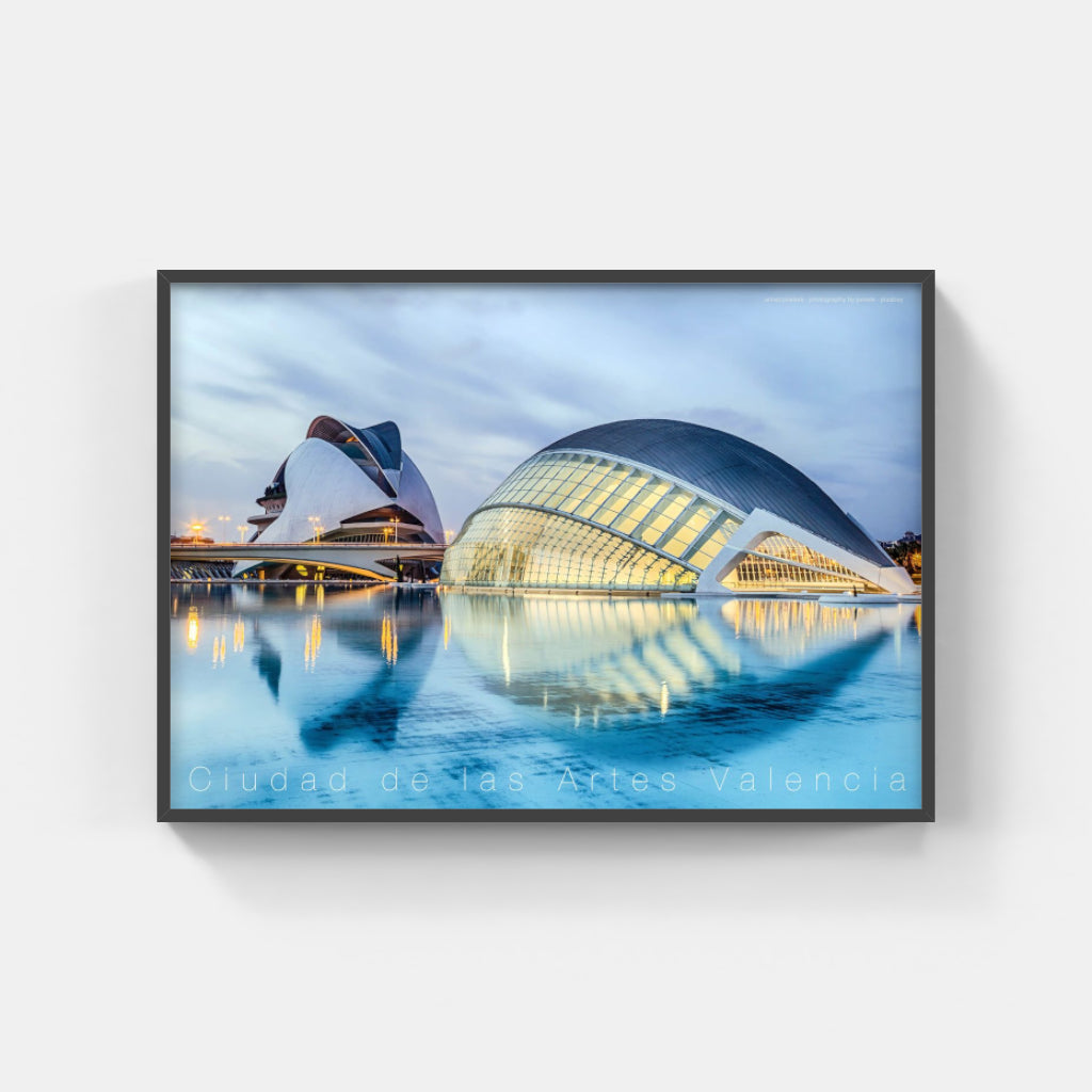 Ciudad de las Artes architecture poster