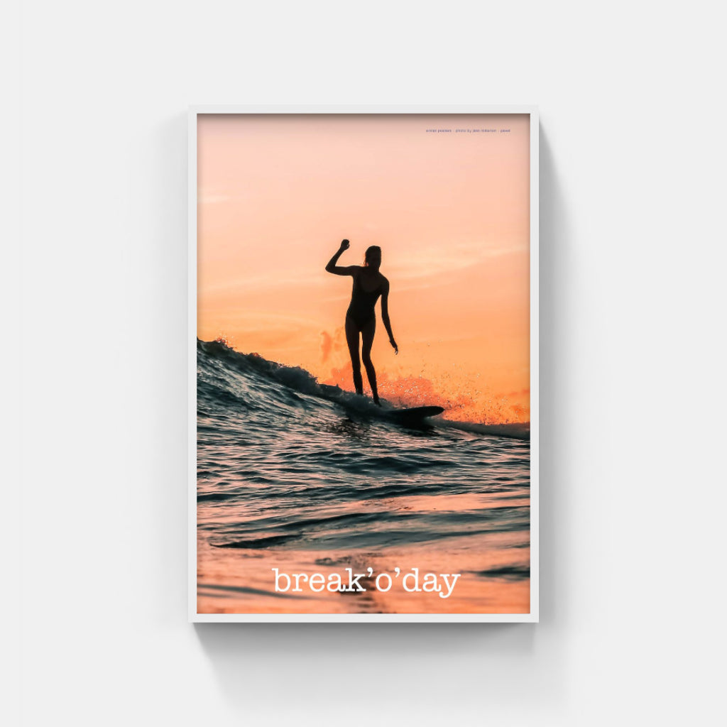 Dawn Surfing poster