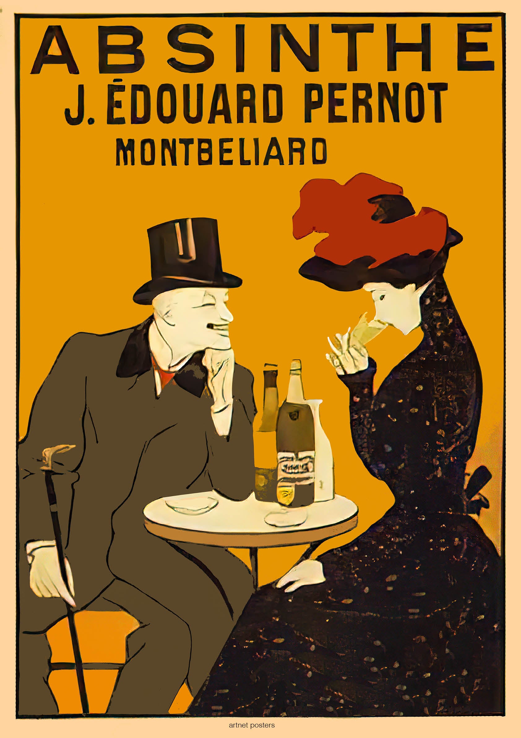 Absinthe makes the Heart Grow Fonder poster