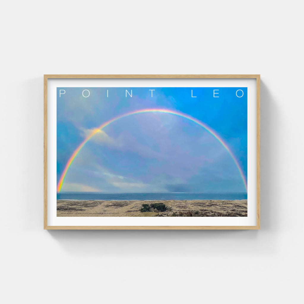 Point Leo Rainbow poster