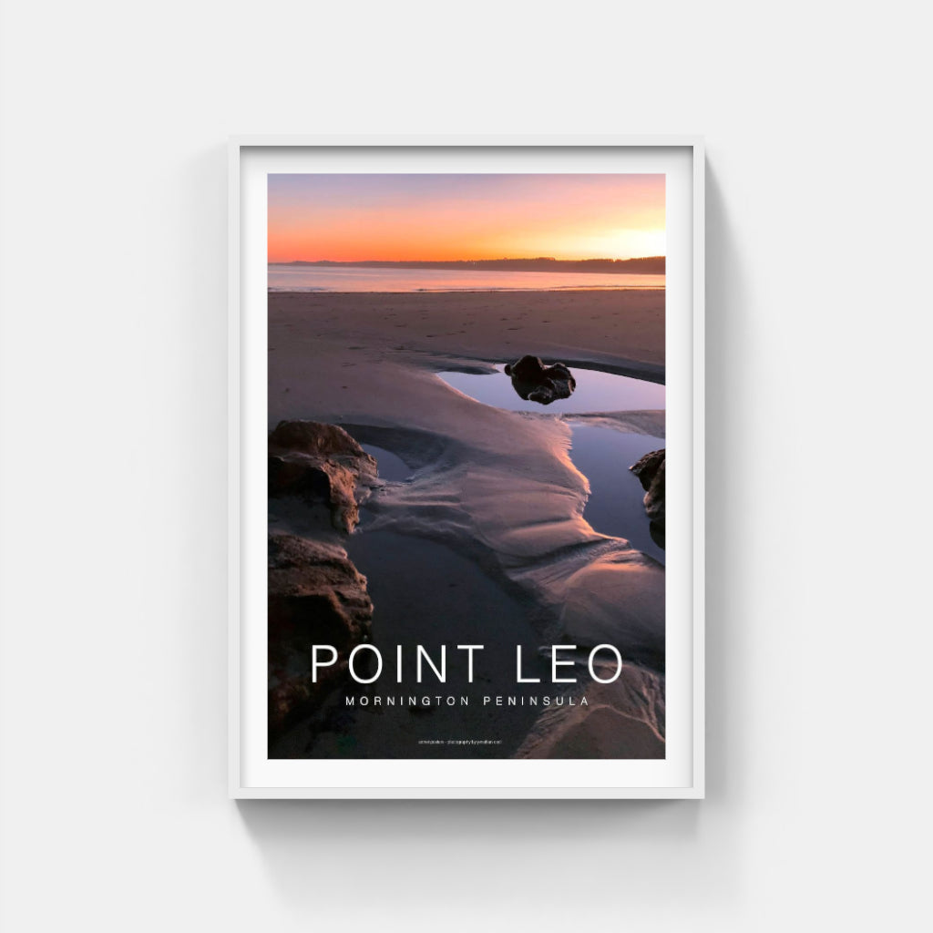 Point Leo Beach poster