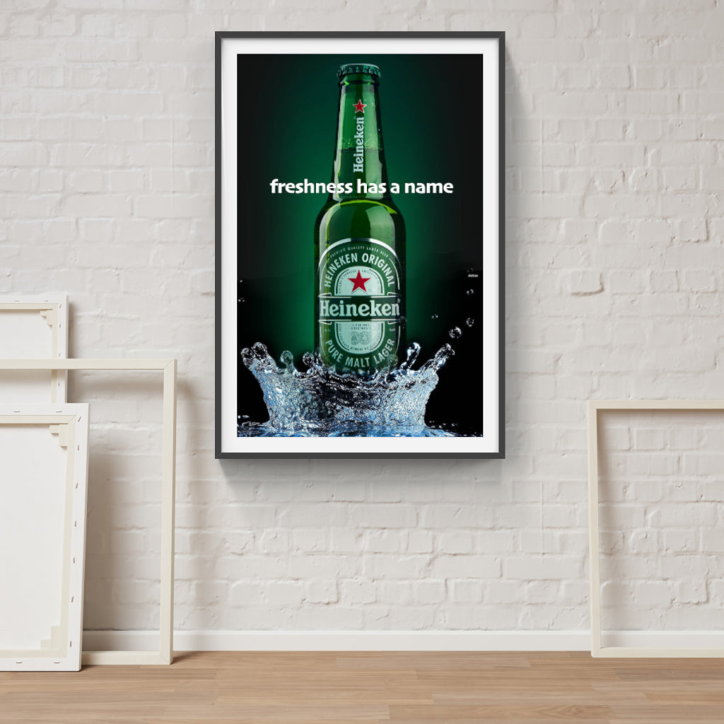 Heineken Poster - A Splash of Heineken