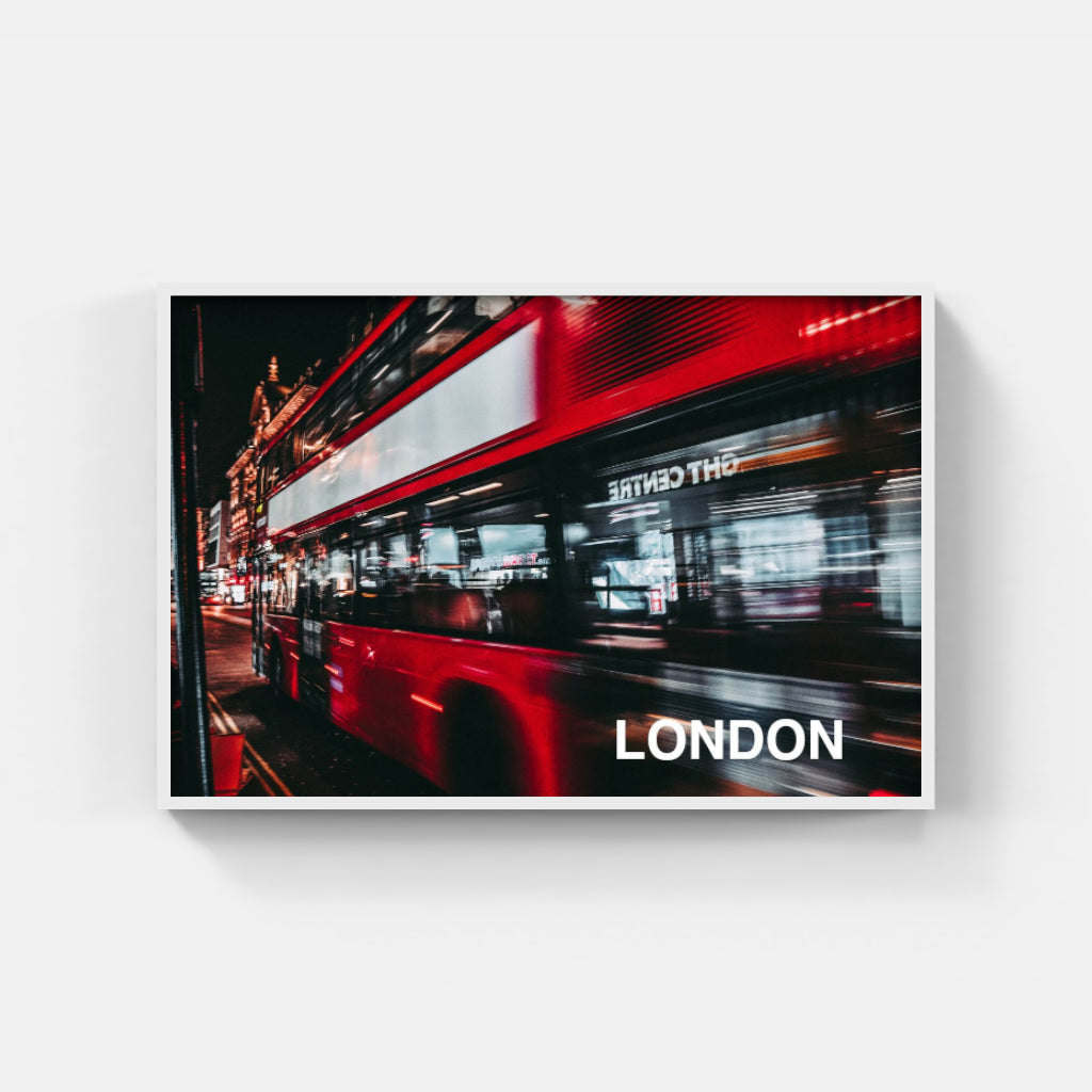 London Bus poster