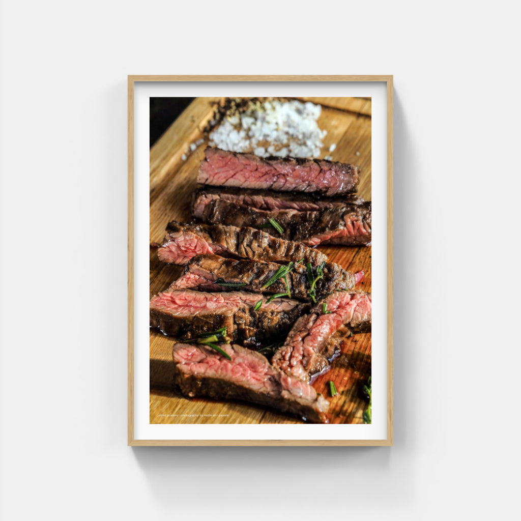 Reverse Seared Beef poster