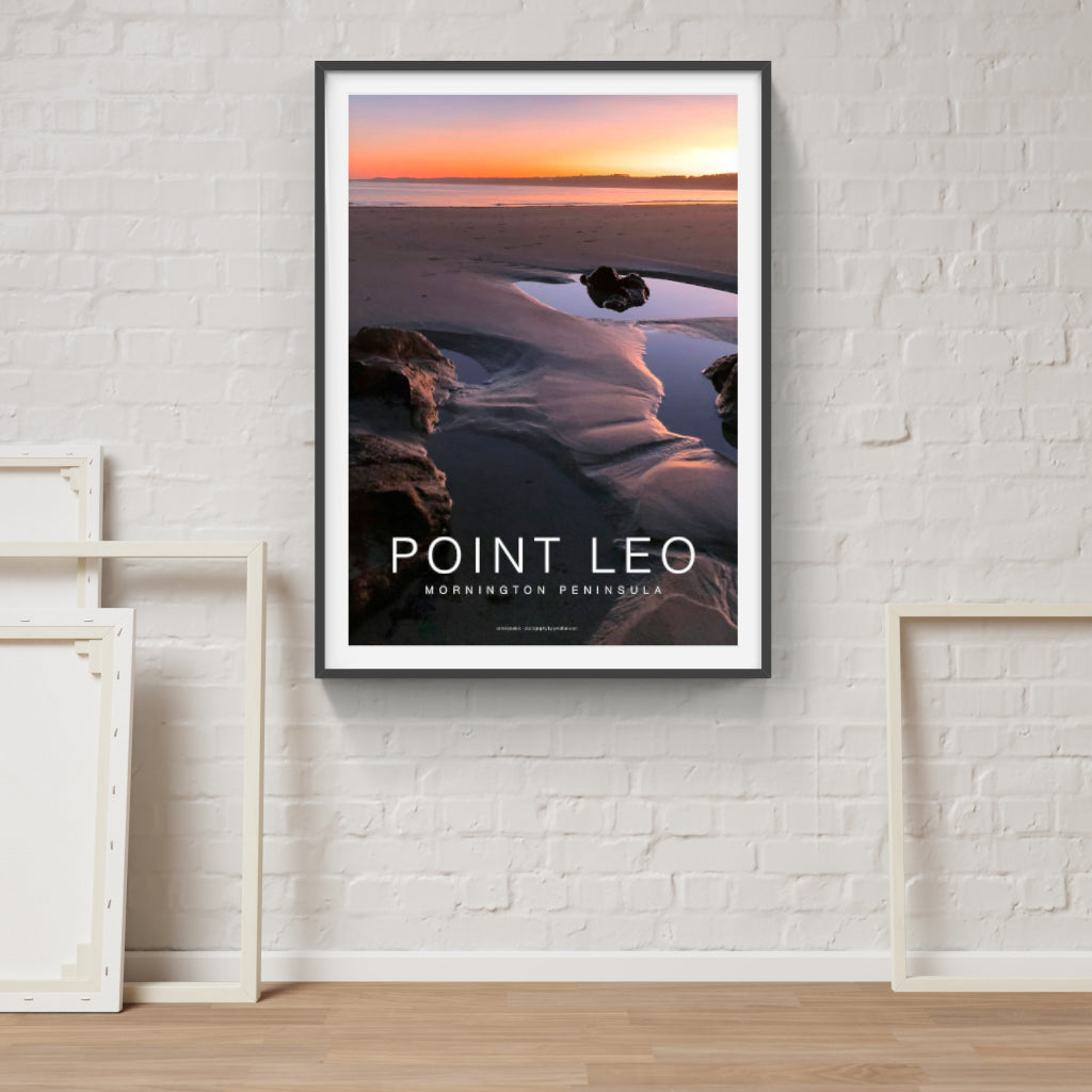 Point Leo Beach poster