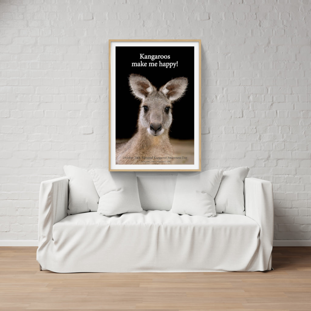 Kangaroos Make me Happy poster