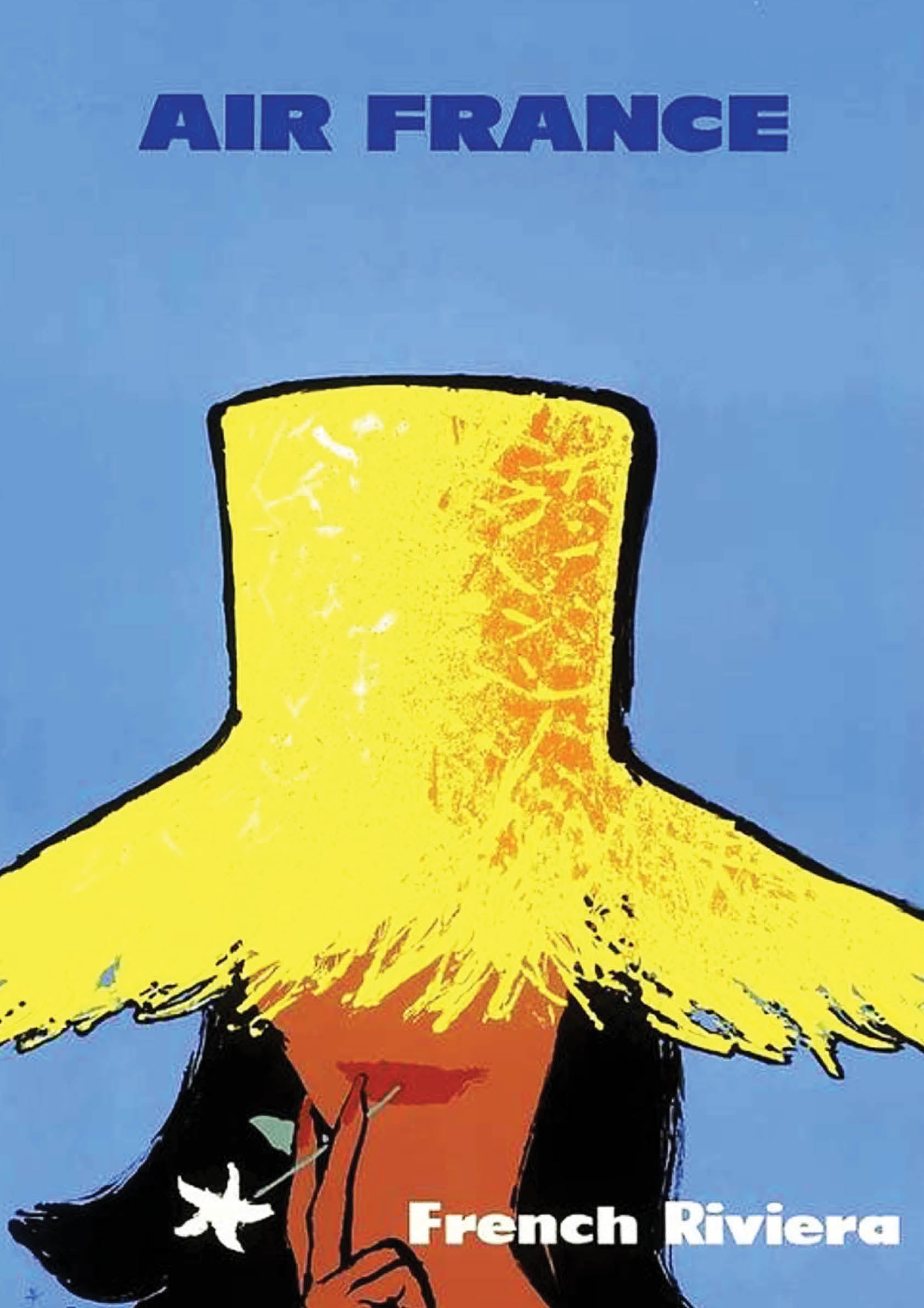 Air France Riviera poster