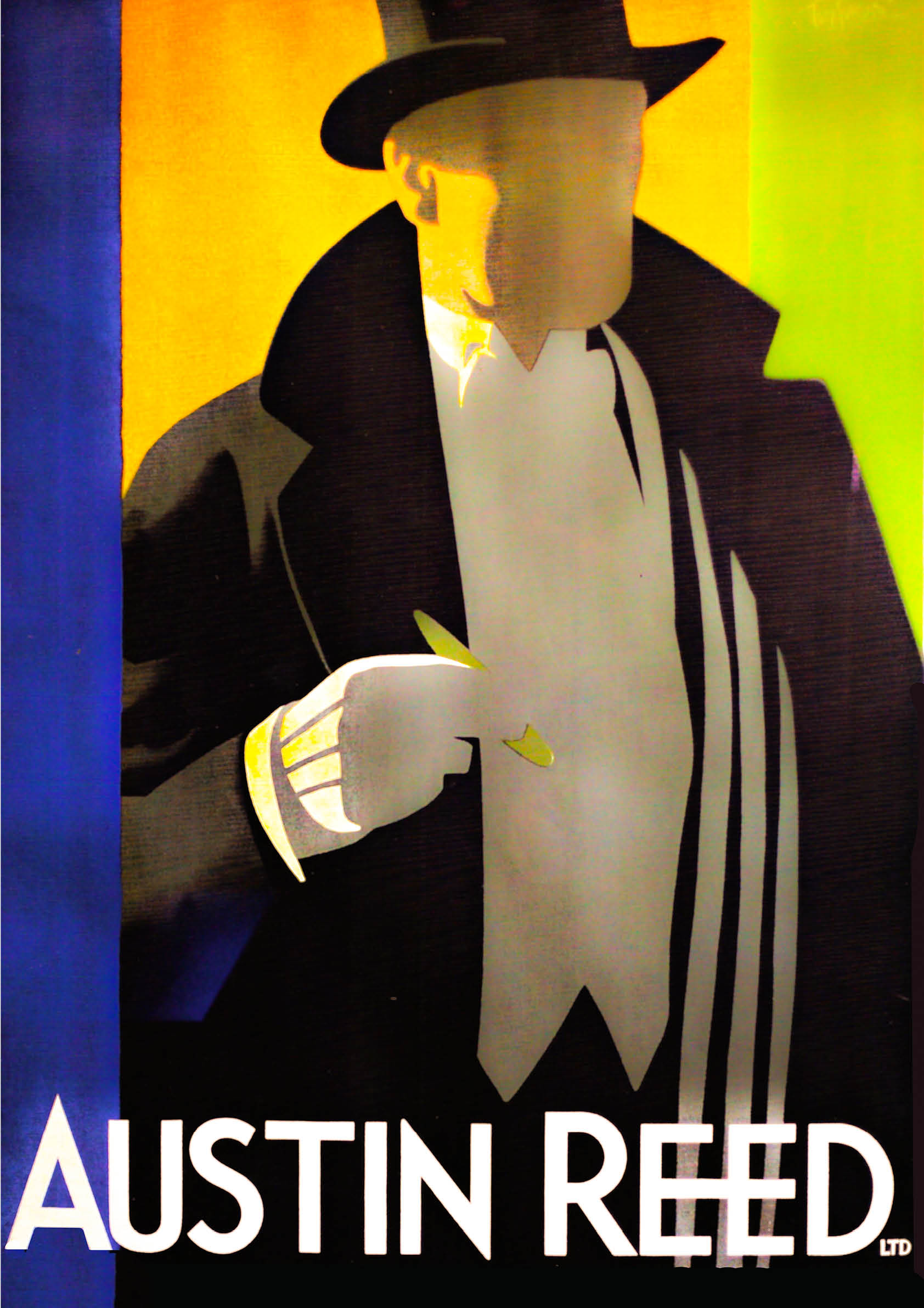 Austin Reed 1927 retro poster