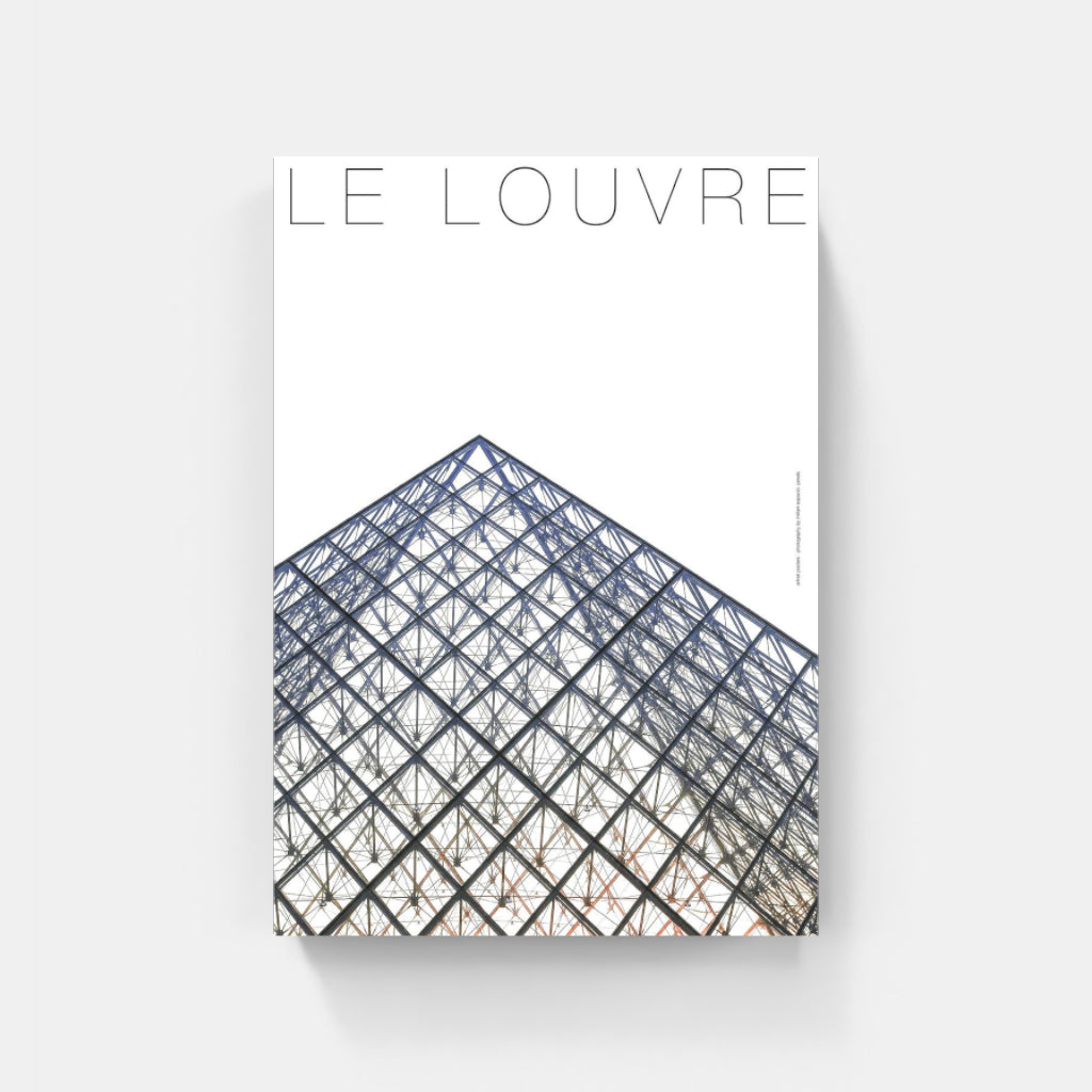 Le Louvre architecture poster