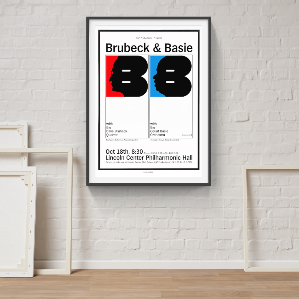 Brubeck & Basie poster
