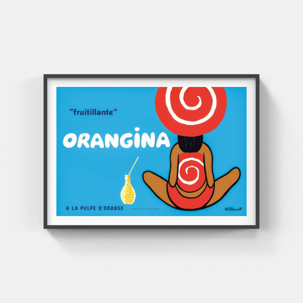 Orangina - Bernard Villemot poster