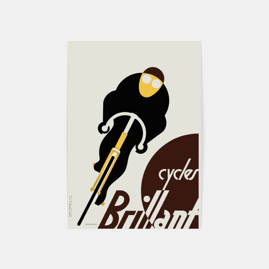 Brillant Cycles retro poster