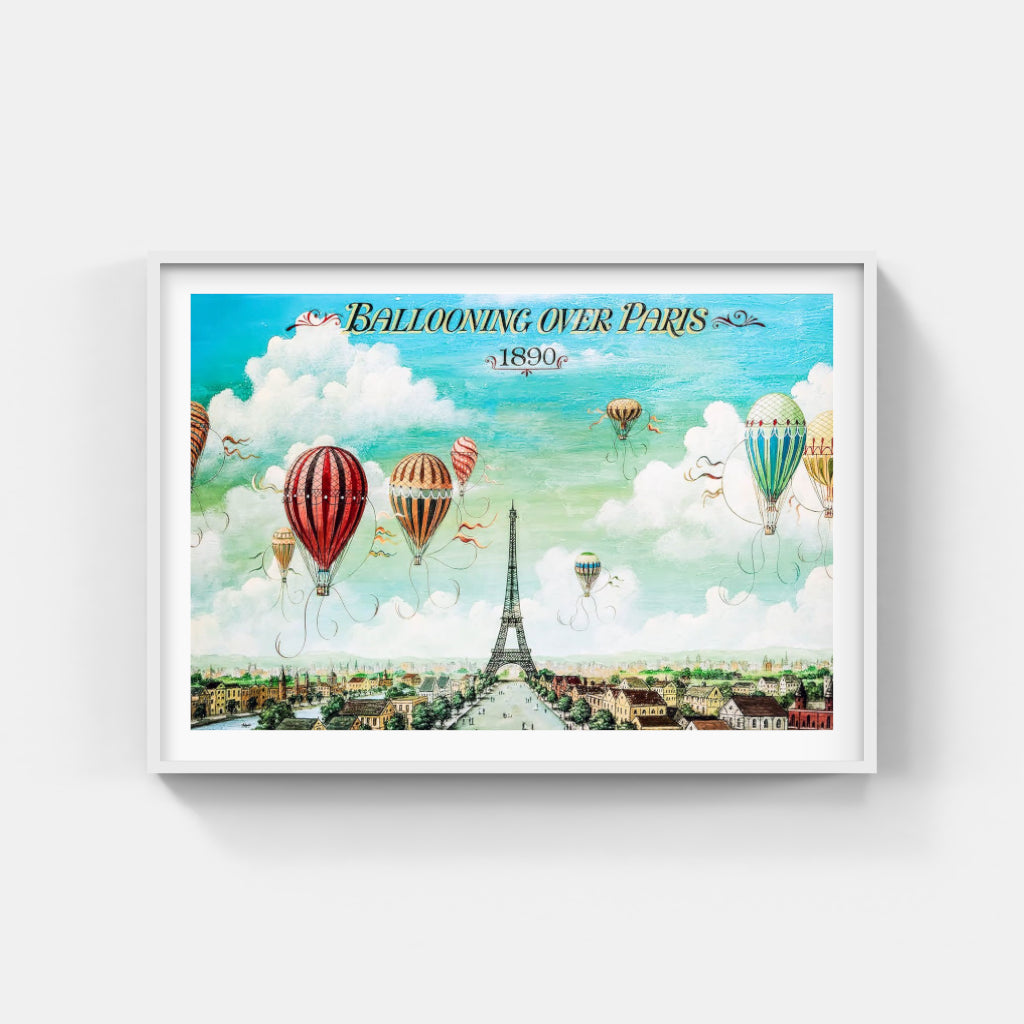 Up, Up and Away ballooning poster