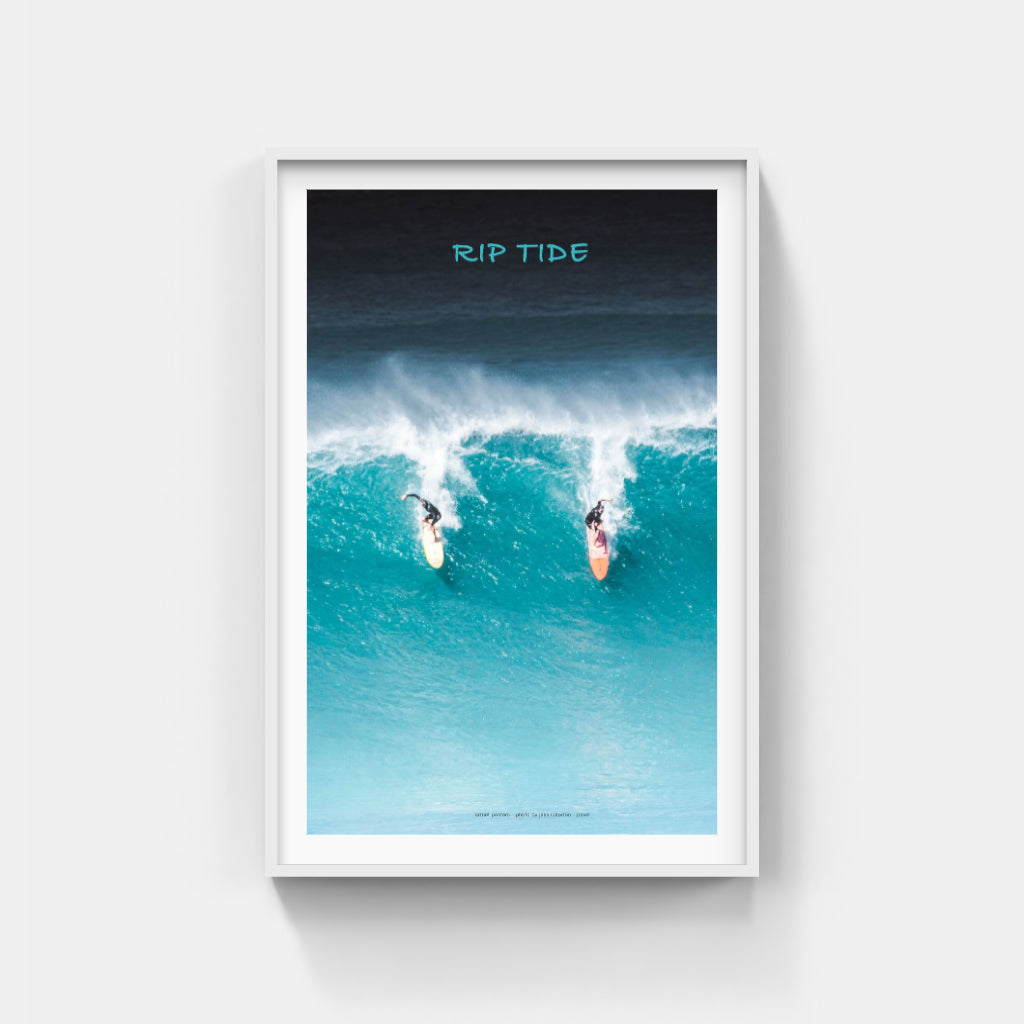 Rip Tide surfing poster
