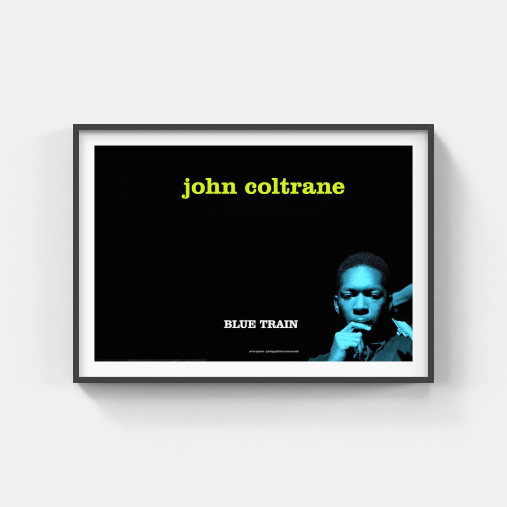 John Coltrane Blue Train poster
