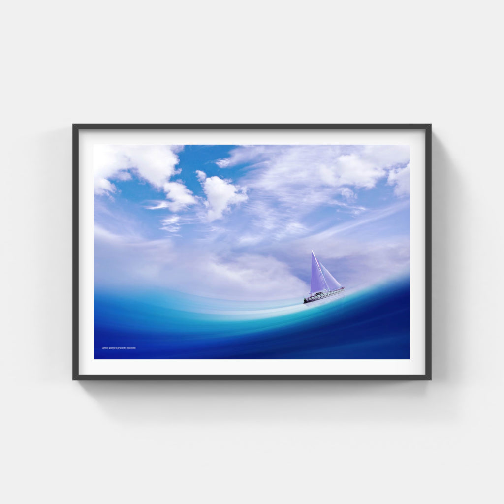 Enchanted Waters yachting poster