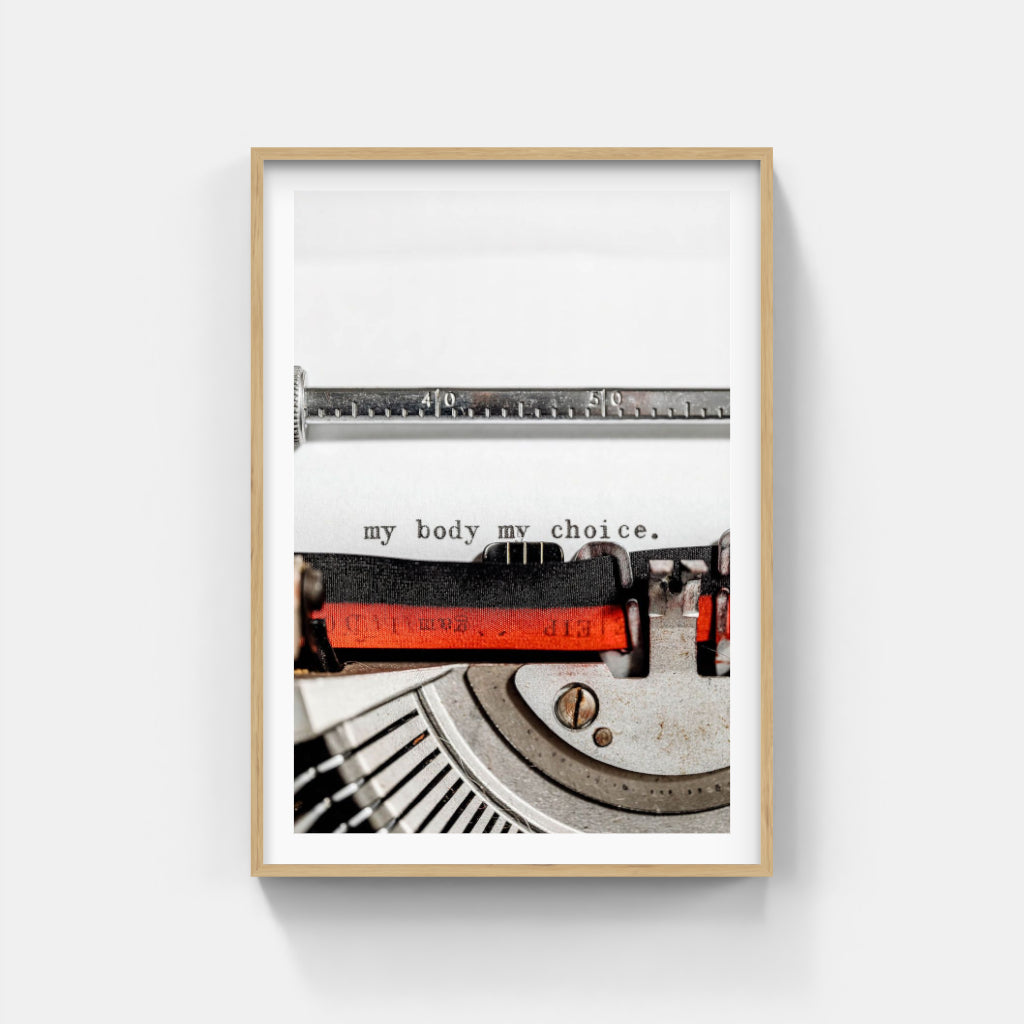 My Body My Choice poster