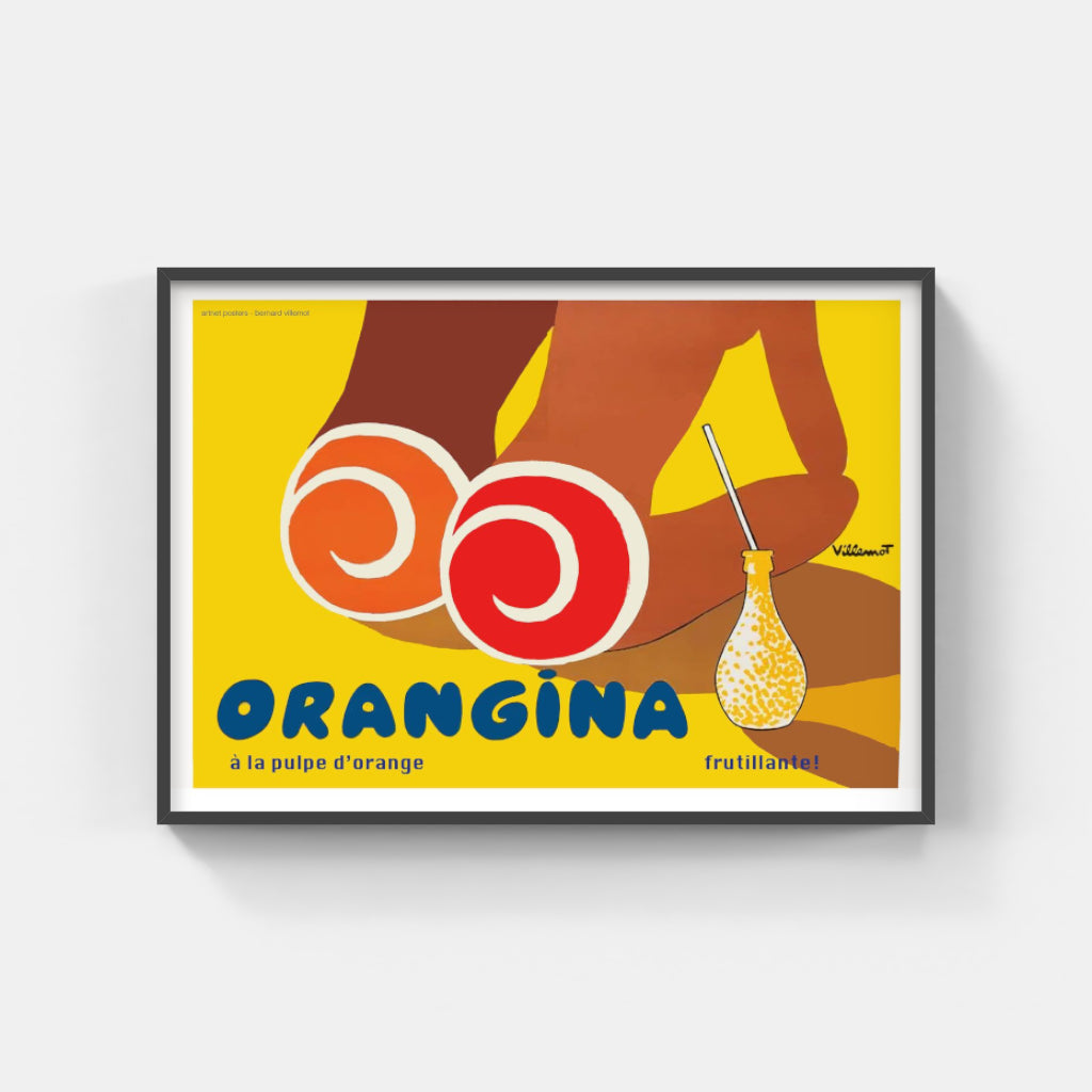 Orangina - Bernard Villemot poster