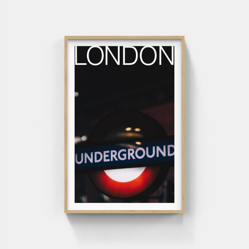 London Underground poster