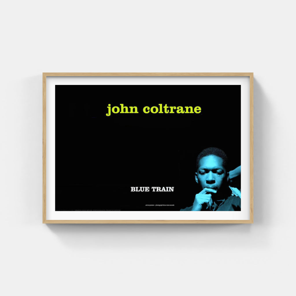 John Coltrane Blue Train poster