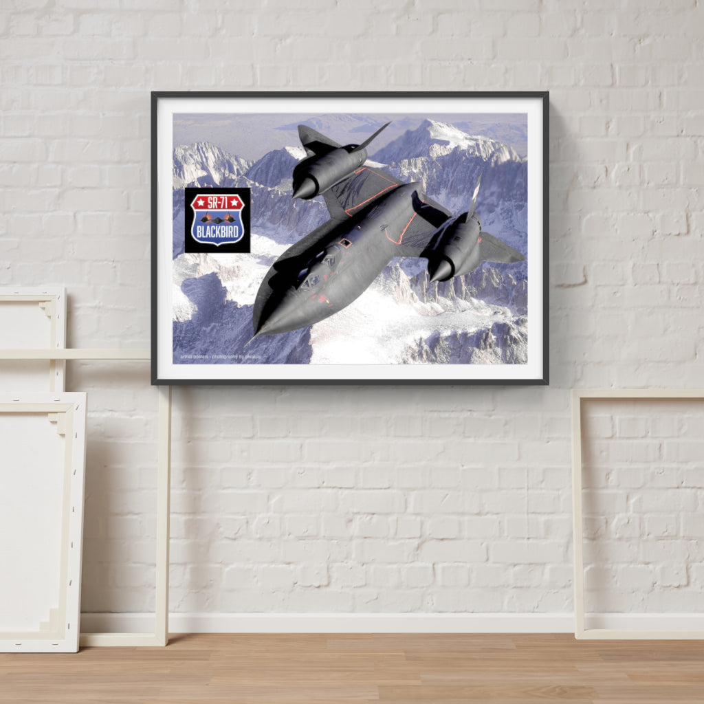 SR71 Blackbird poster