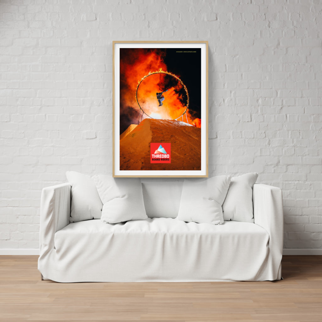 Snowboarding Thredbo poster