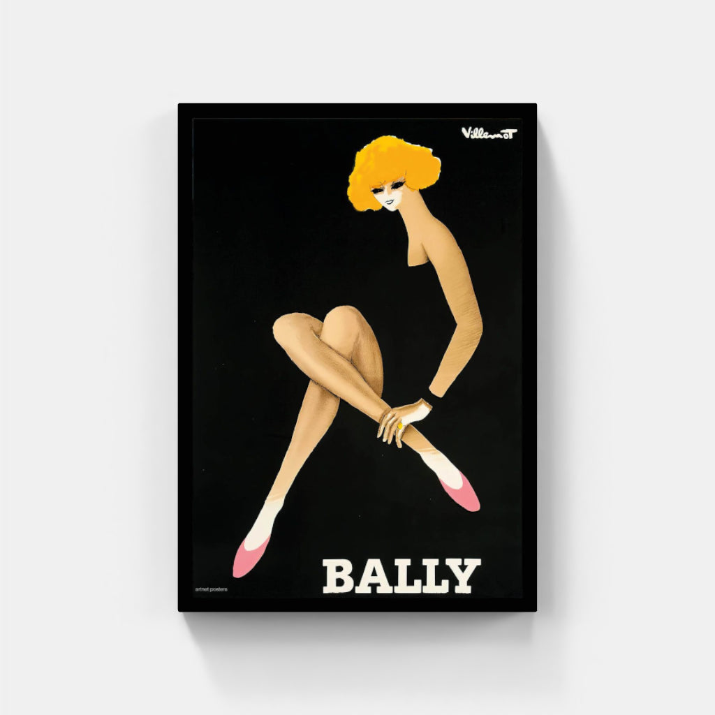 Bally by Villemot 1964 poster
