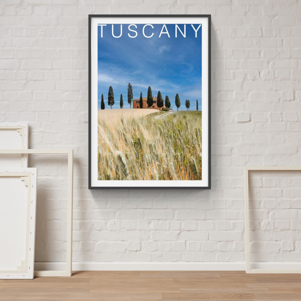 Idyllic Tuscany poster